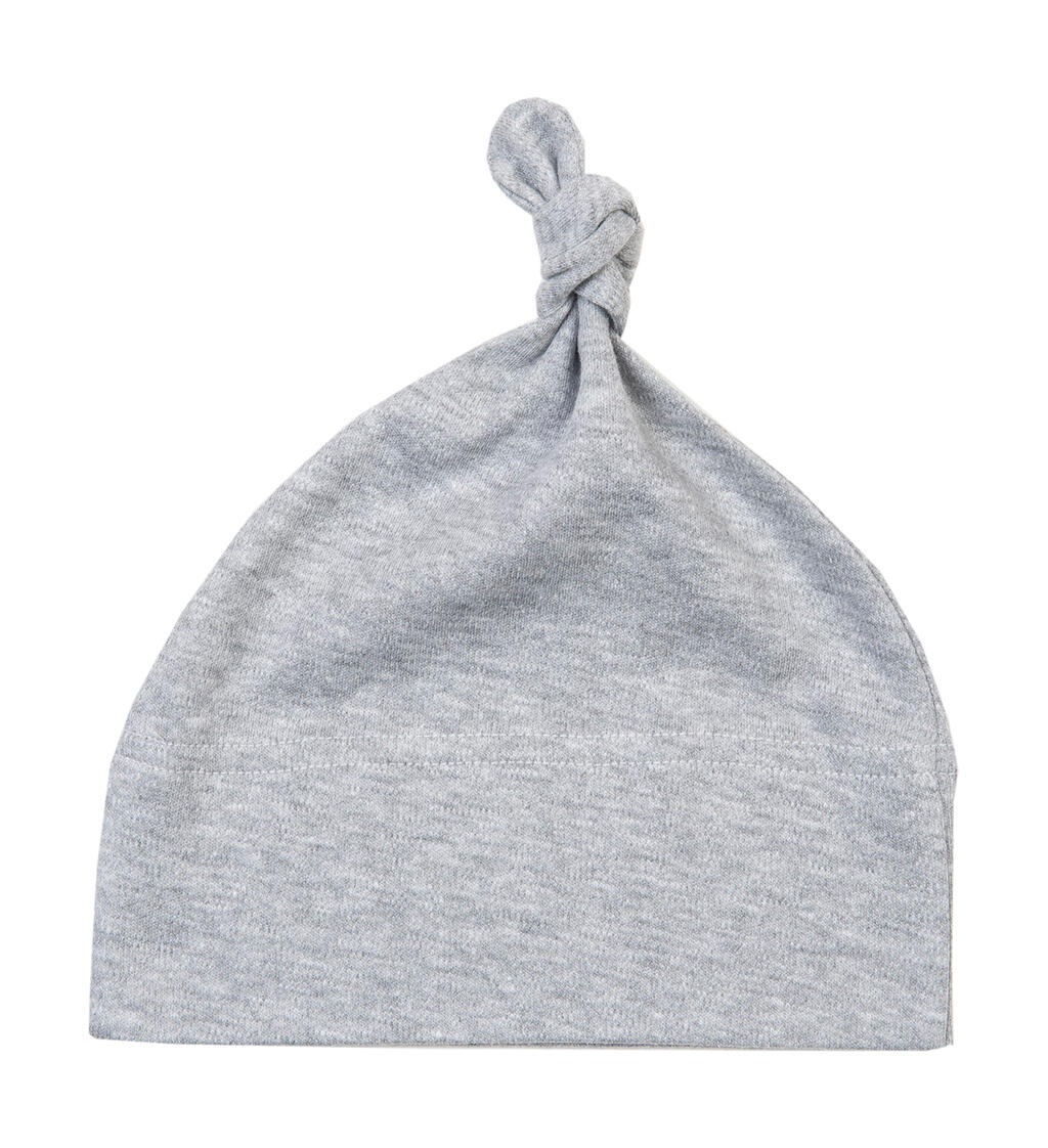Gorro con 1 nudo bebé Heather Grey Melange