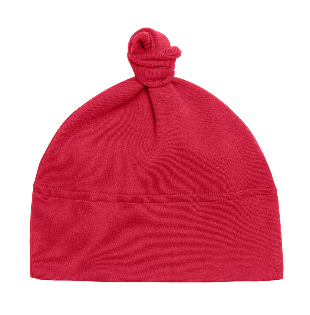 Gorro con 1 nudo bebé Red