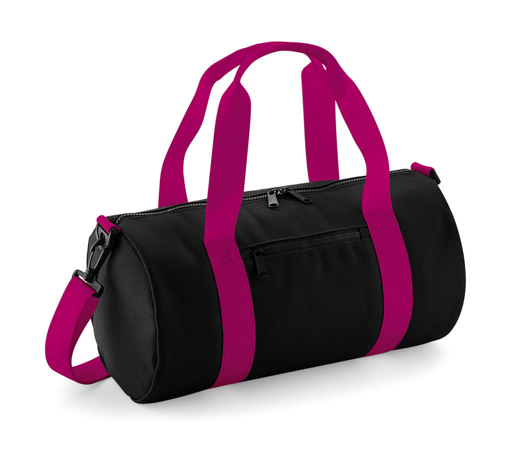 Bolsa Mini Barrel Black/Fuchsia