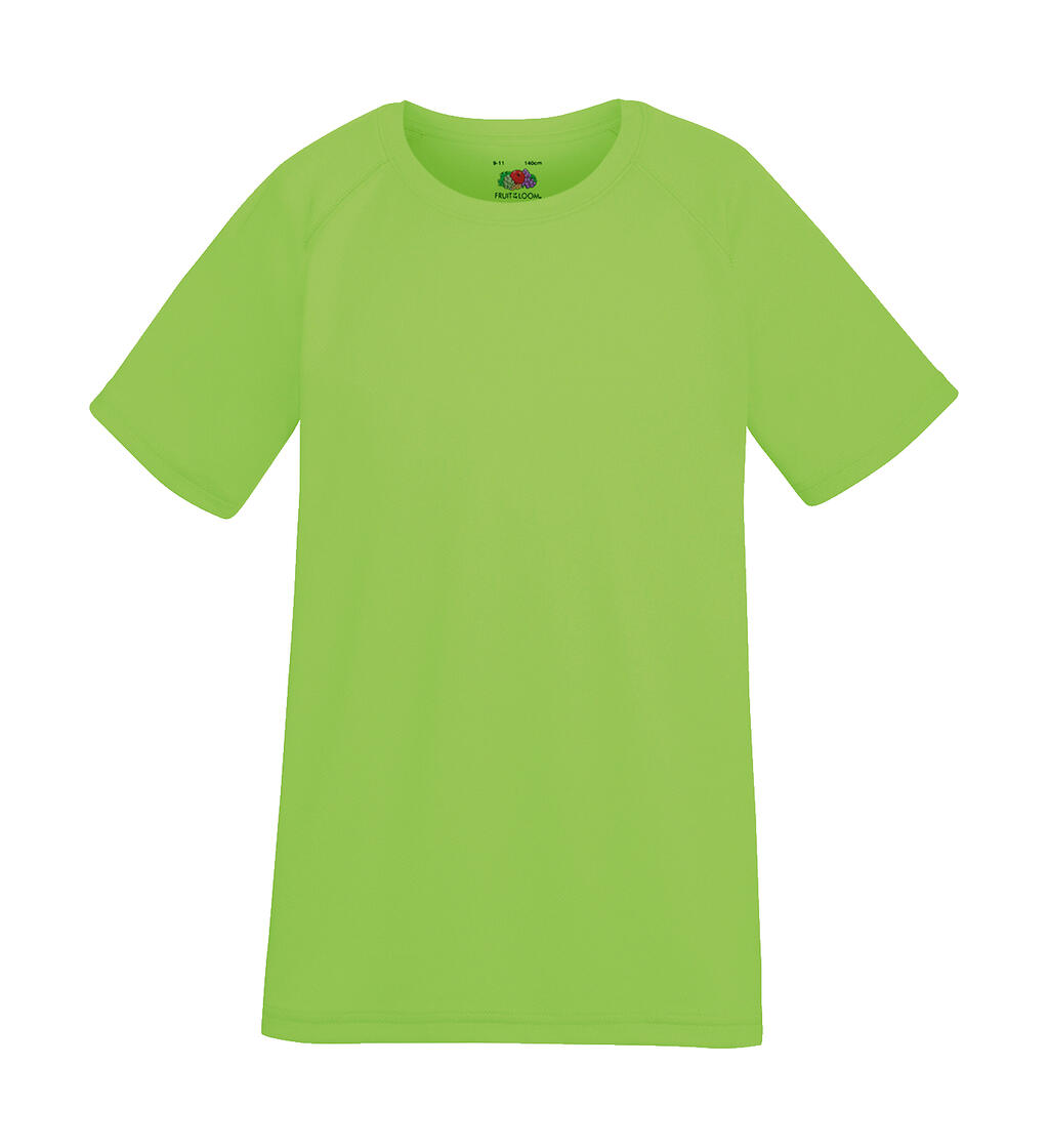Camiseta técnica Performance niño Lime Green