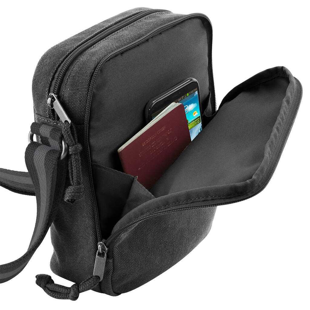  Quadra Mini bandolera vintage de lonaotro