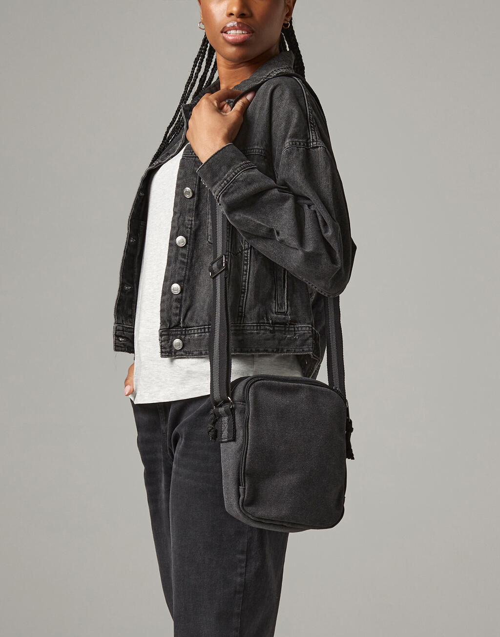  Quadra Mini bandolera vintage de lonaotro