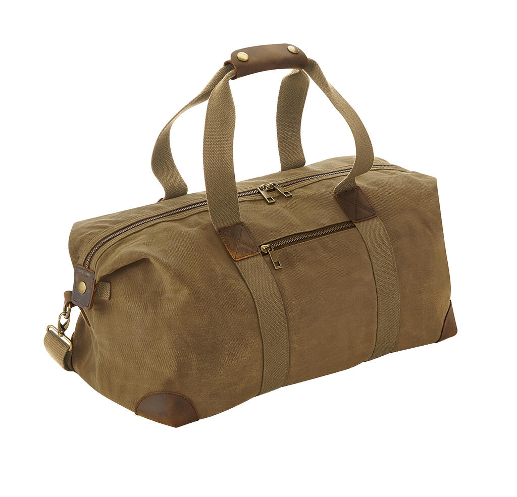 Bolsa Heritage de lona encerada Desert Sand