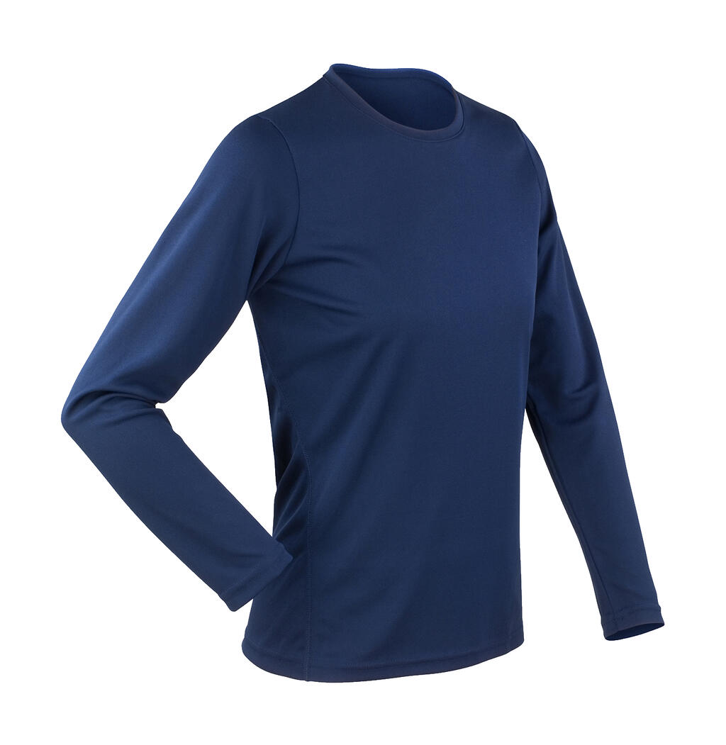 Camiseta Performance manga larga mujer Navy