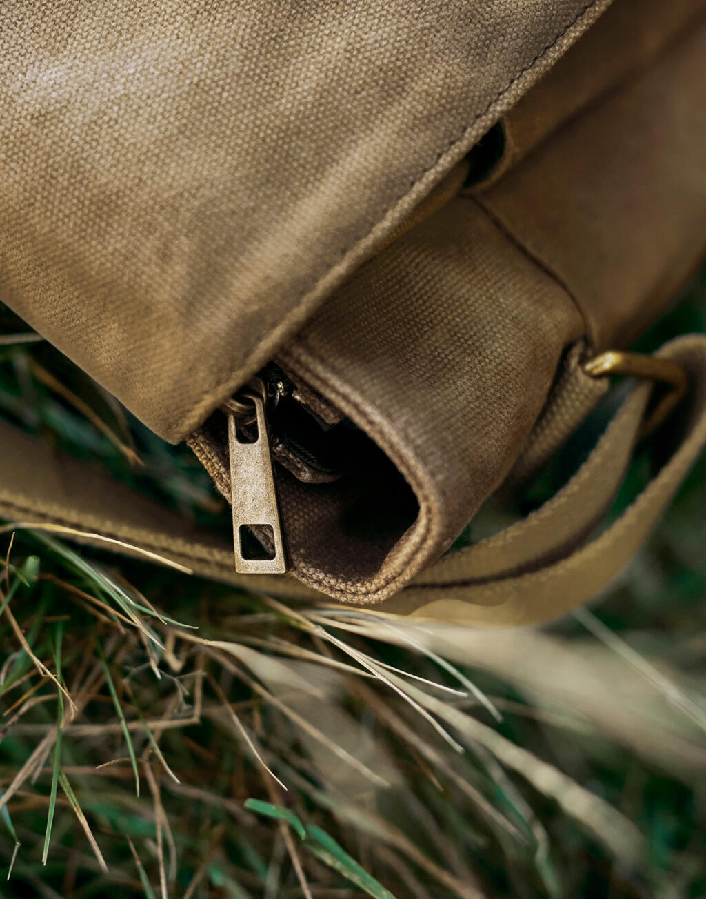  Quadra Mochila messenger Heritage de lona enceradaotro