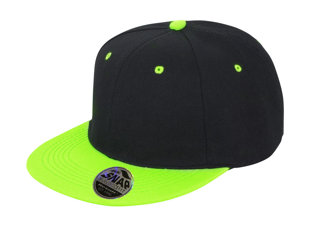 Gorra plana Bronx Original Dual Black/Lime