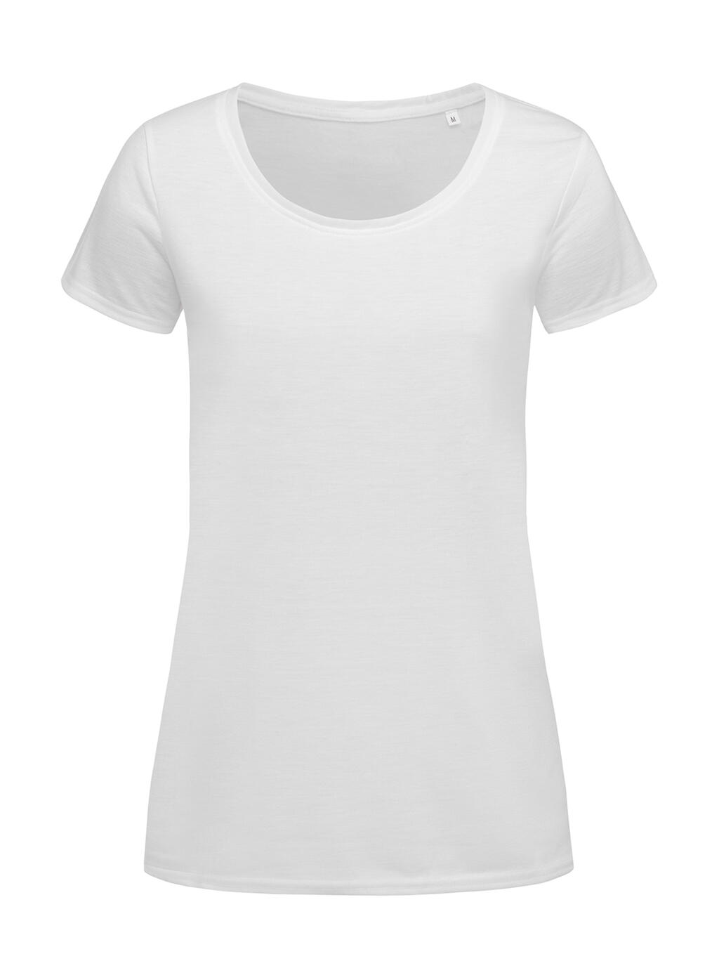 Camiseta tacto algodón mujer White