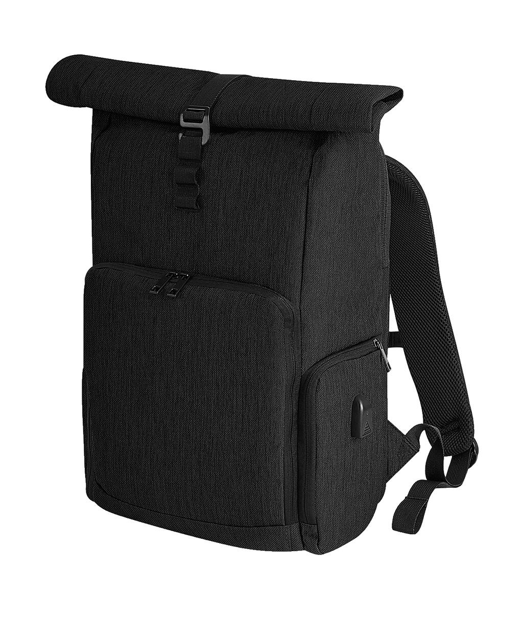 Mochila Roll-Top Q-Tech Charge Black