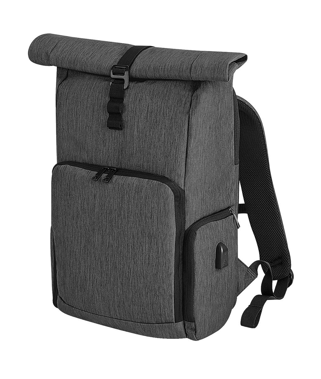 Mochila Roll-Top Q-Tech Charge Granite Marl