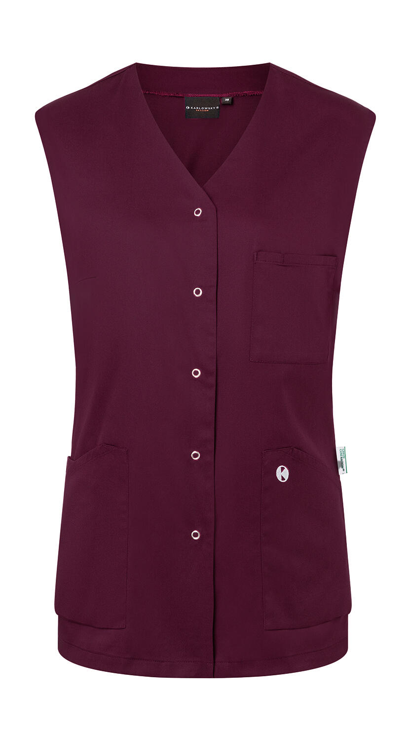 Bata de mujer sin mangas Essential Aubergine