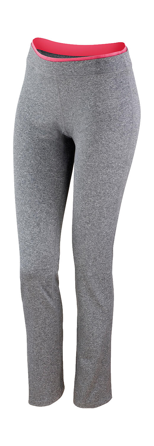 Pantalón Fitness mujer Sport Grey Marl/Hot Coral 