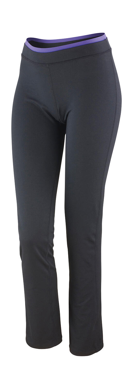 Pantalón Fitness mujer Black/Lavender 