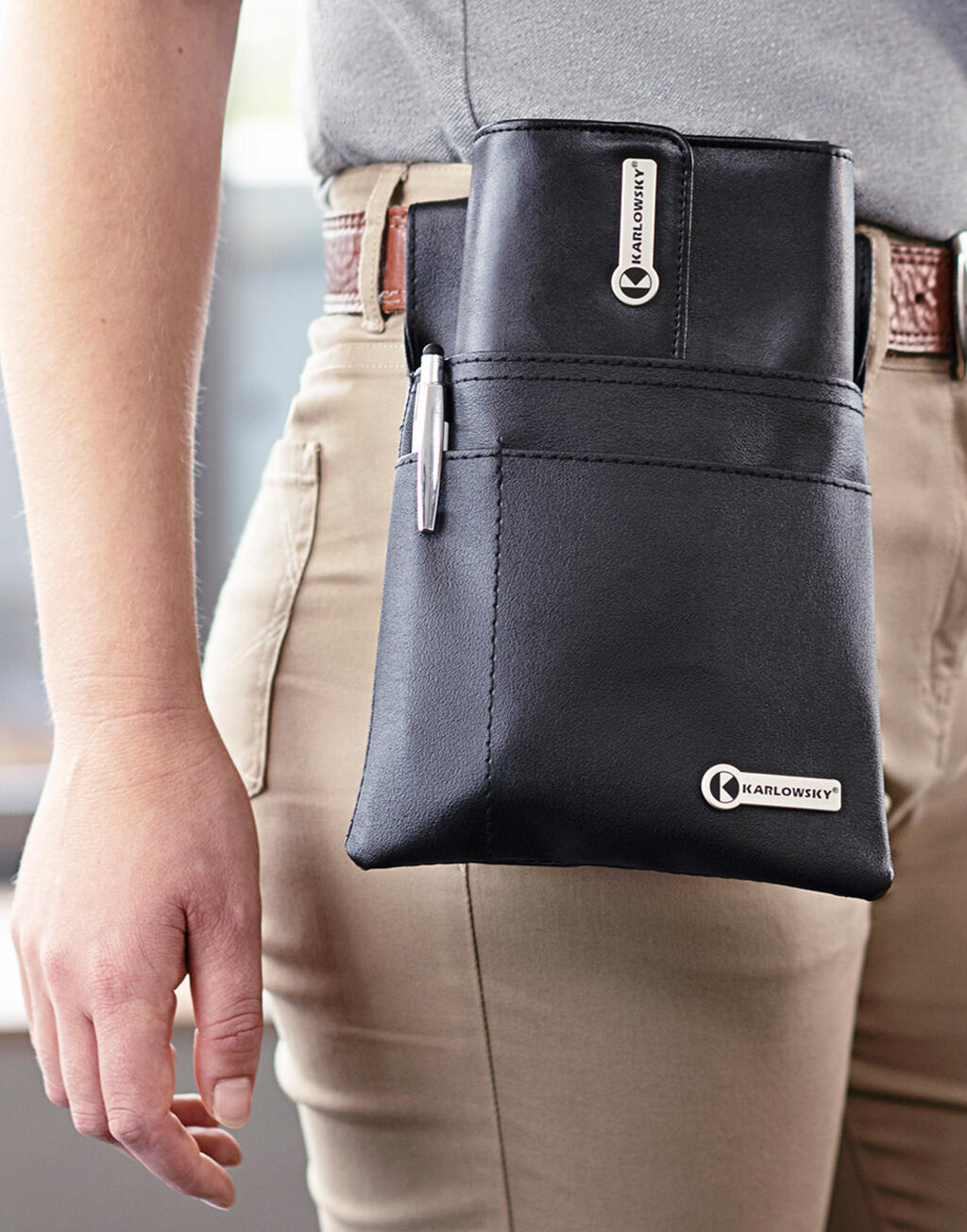 Karlowsky Bandolera camarero con tirador de cinturónotro