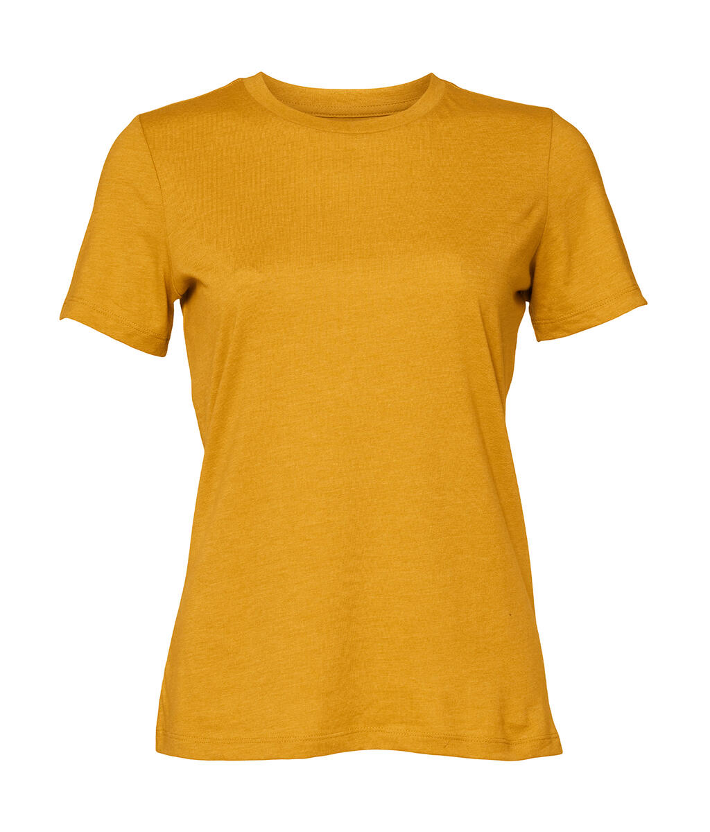 Camiseta m/corta Mujer CVC  Heather Mustard