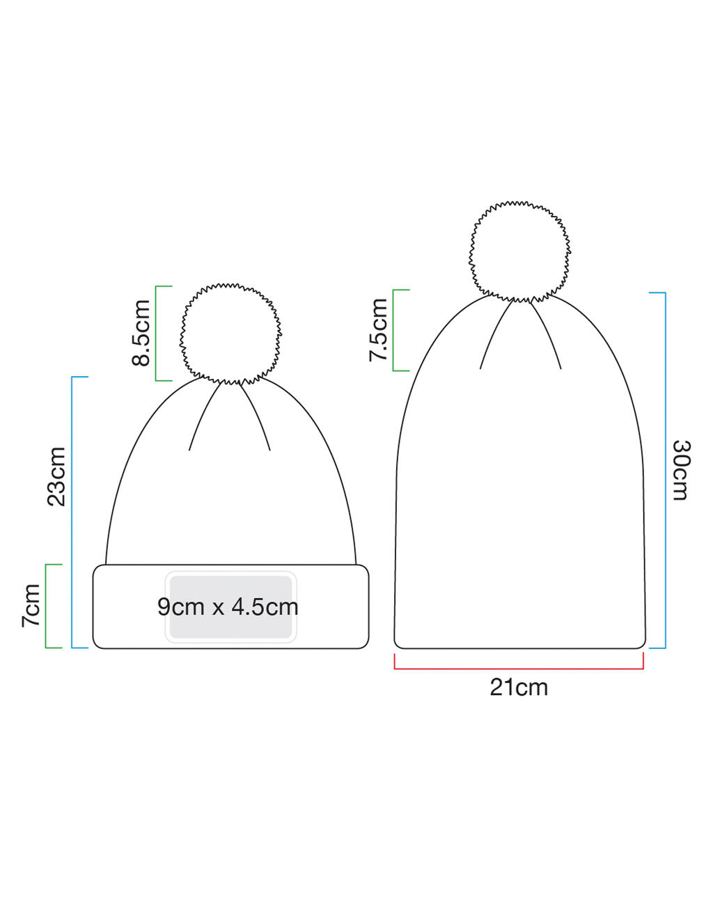  Beechfield Gorro Snowstar Printersotro