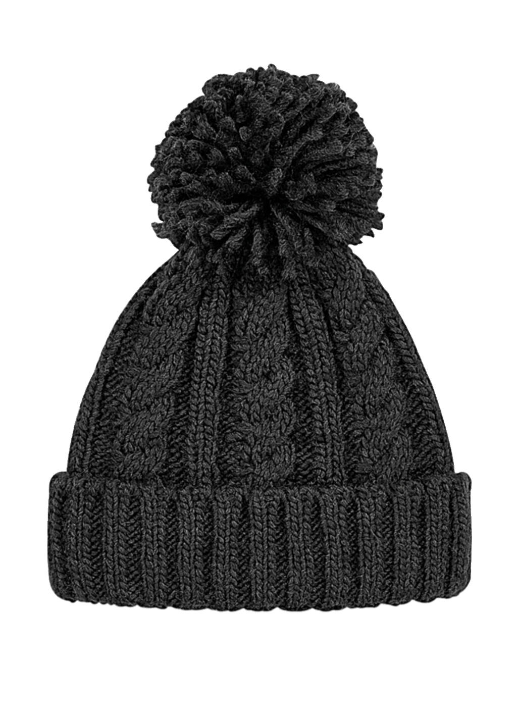 Gorro de punto Melange Black