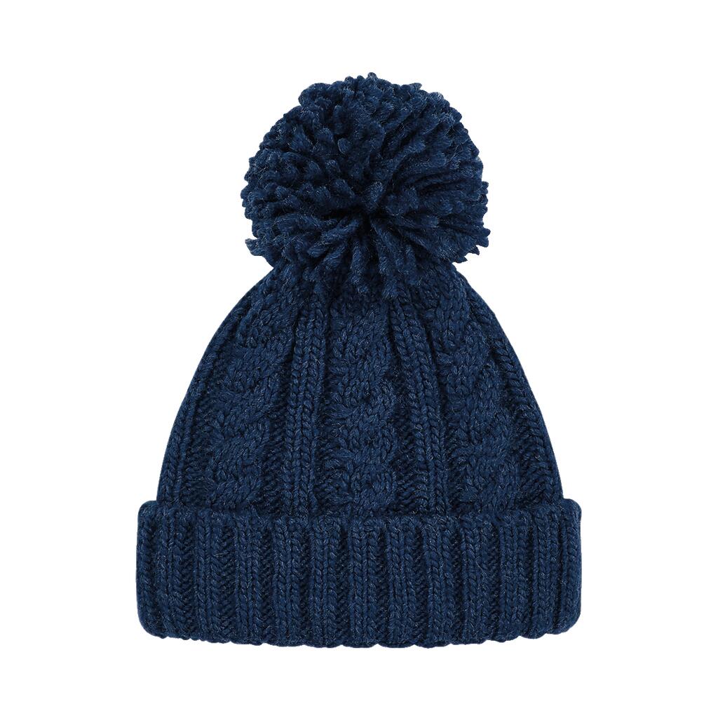 Gorro de punto Melange Navy