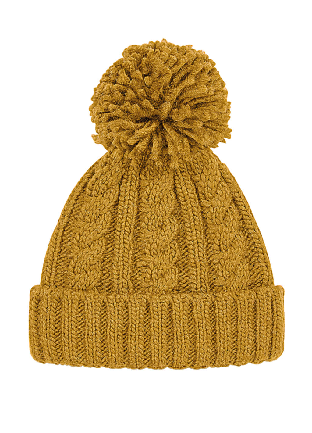 Gorro de punto Melange Mustard