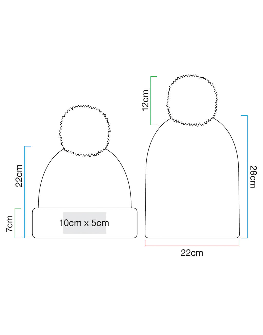  Beechfield Gorro de punto Melangeotro