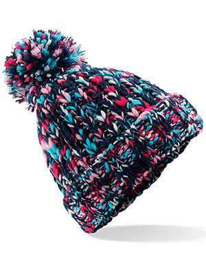 Beechfield Gorro Pompón Twister Chunky