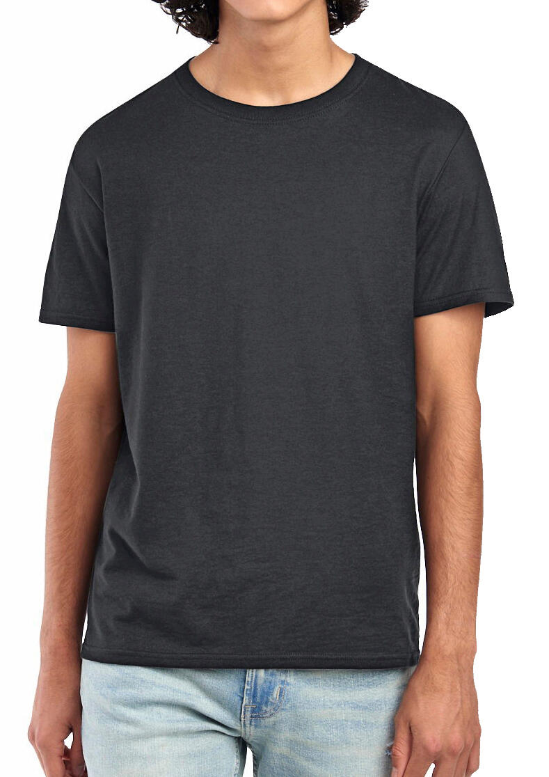Essential Cotton T Charcoal Grey