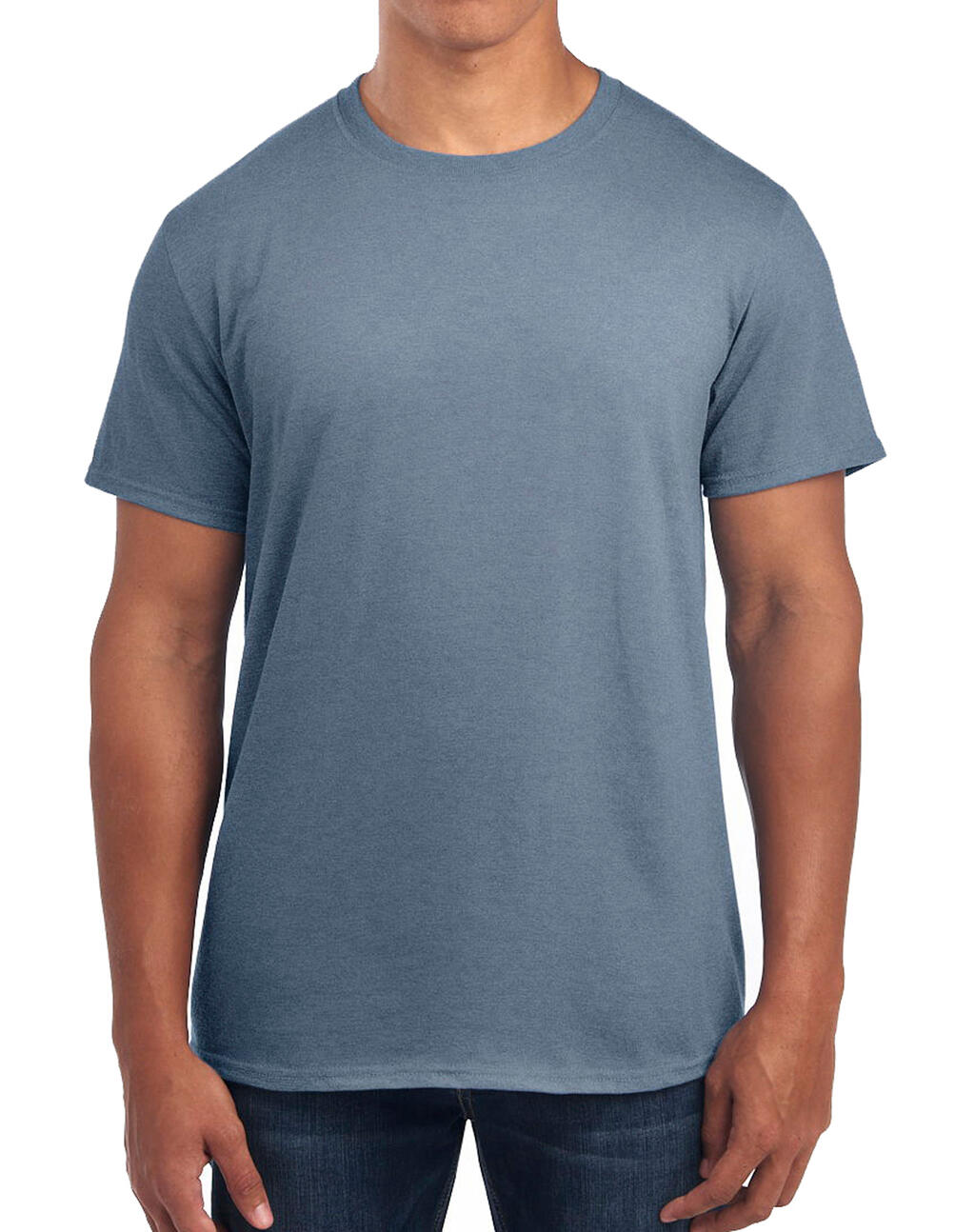 Essential Cotton T Mineral Blue