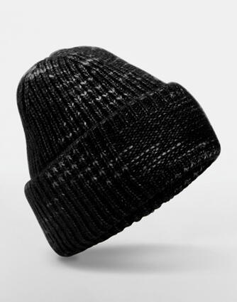 Gorro de Punto Chunky con Parche Midnight Haze