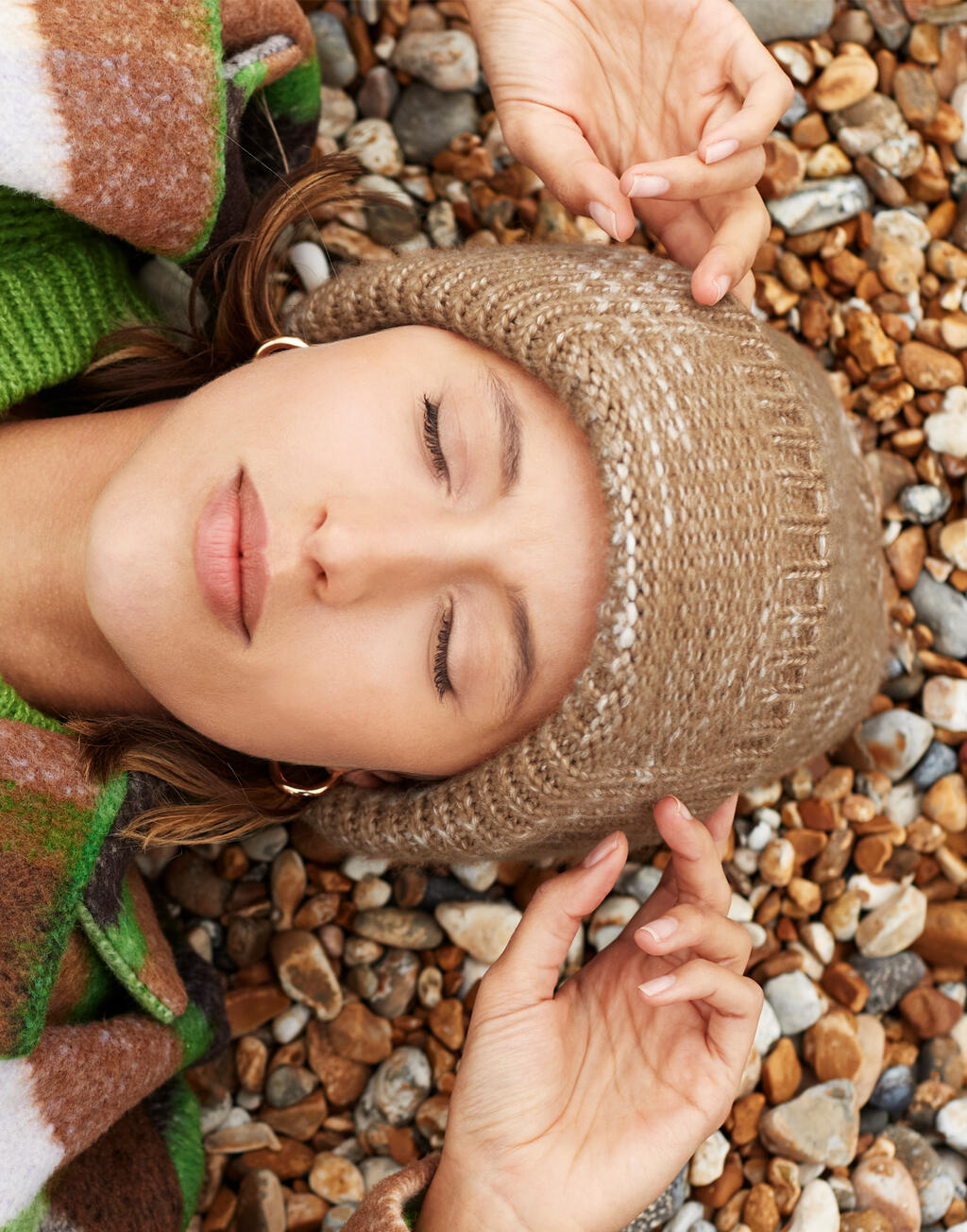  Beechfield Gorro de Punto Chunky con Parcheotro