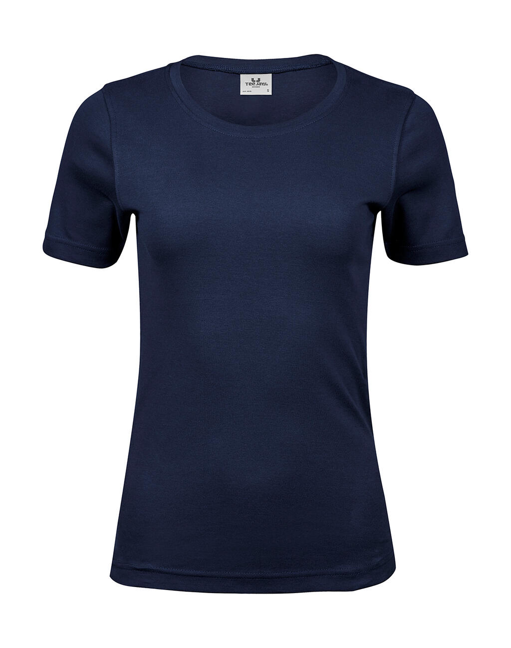 Camiseta orgánica Interlock mujer Navy