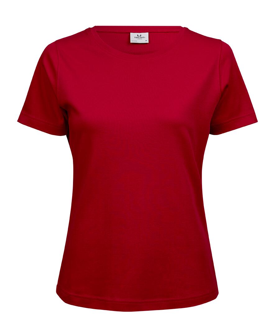 Camiseta orgánica Interlock mujer Red