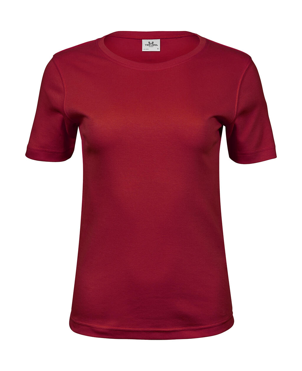 Camiseta orgánica Interlock mujer Deep Red