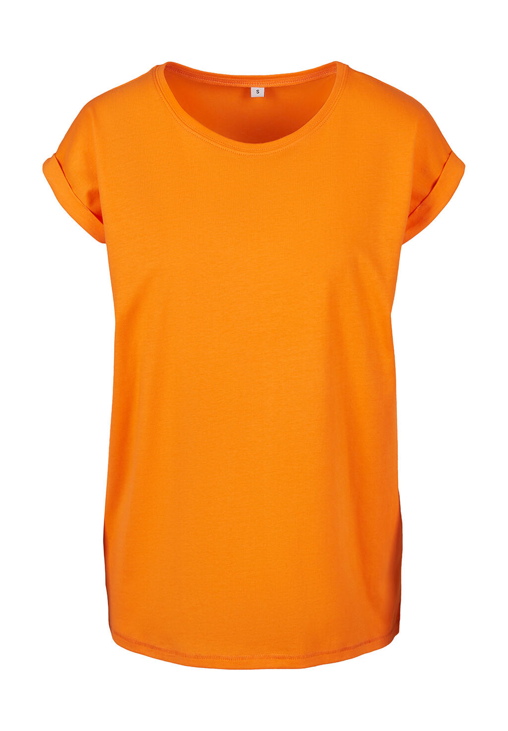 Ladies Extended Shoulder Tee Paradise Orange