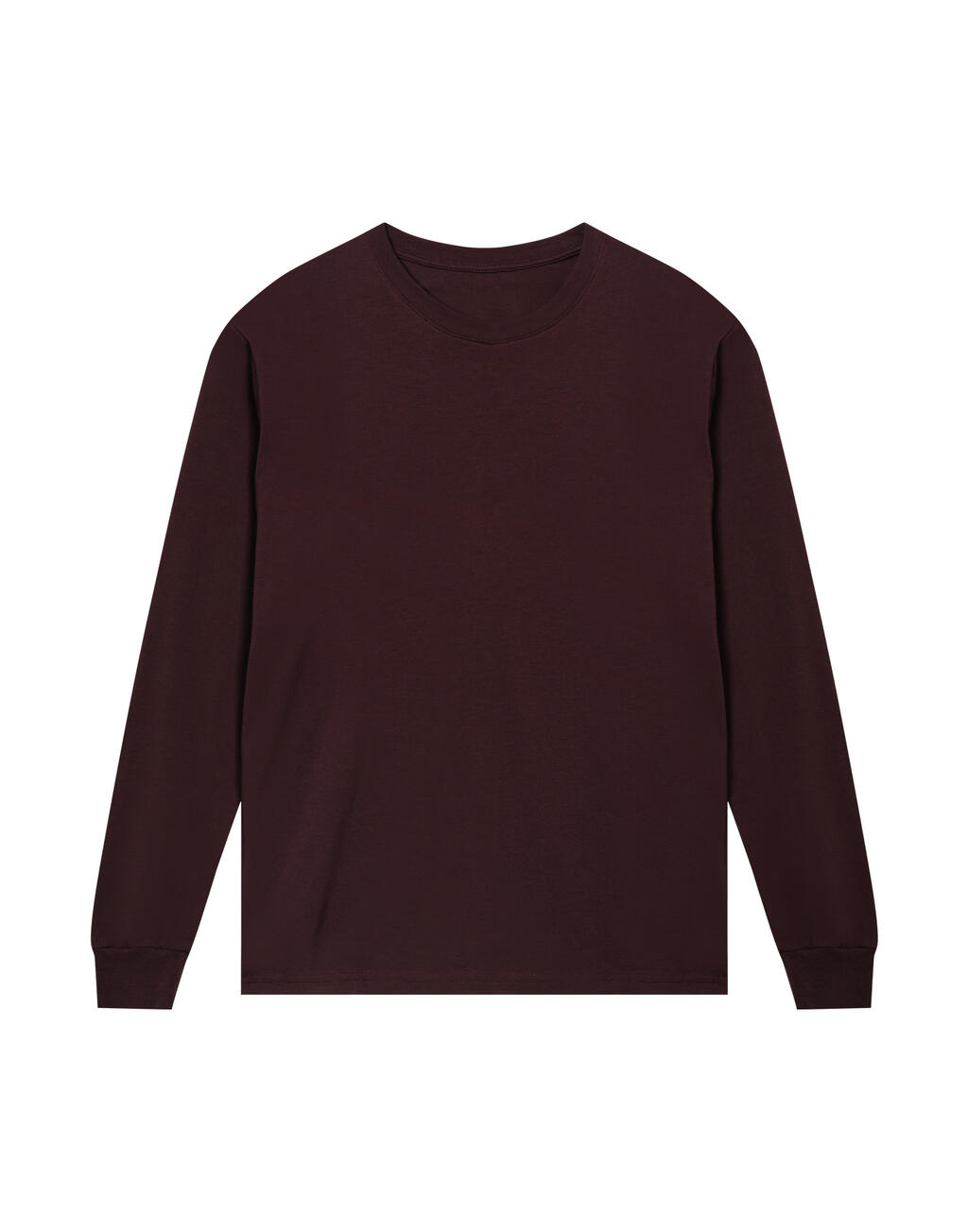 Mens Regular Long Sleeve Tee Maroon