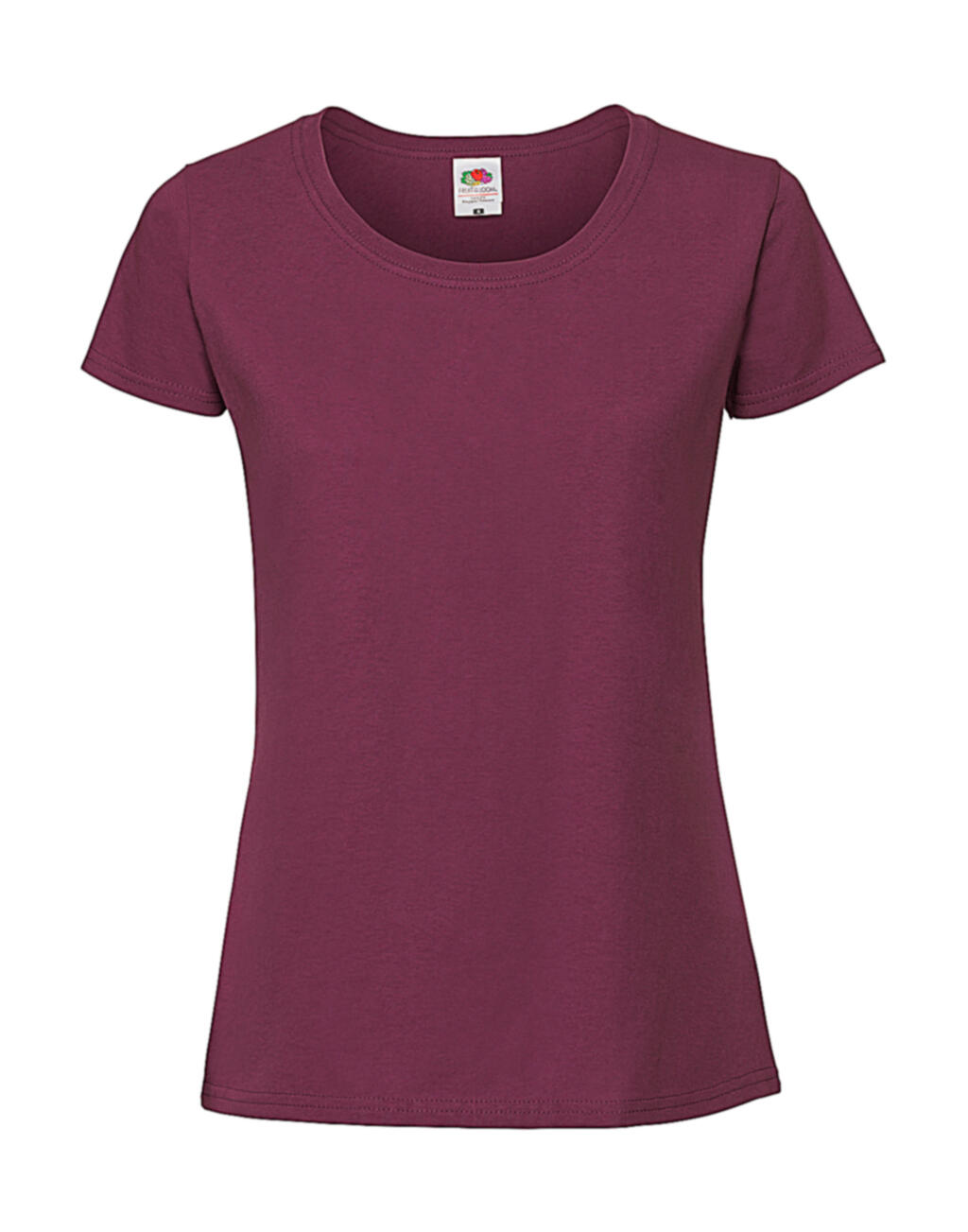 camiseta Iconic 195 Ringspun Premium Burgundy