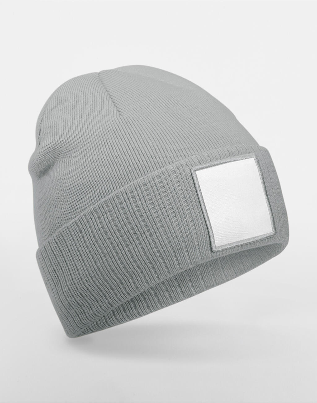 Gorro con Parche Ash/White