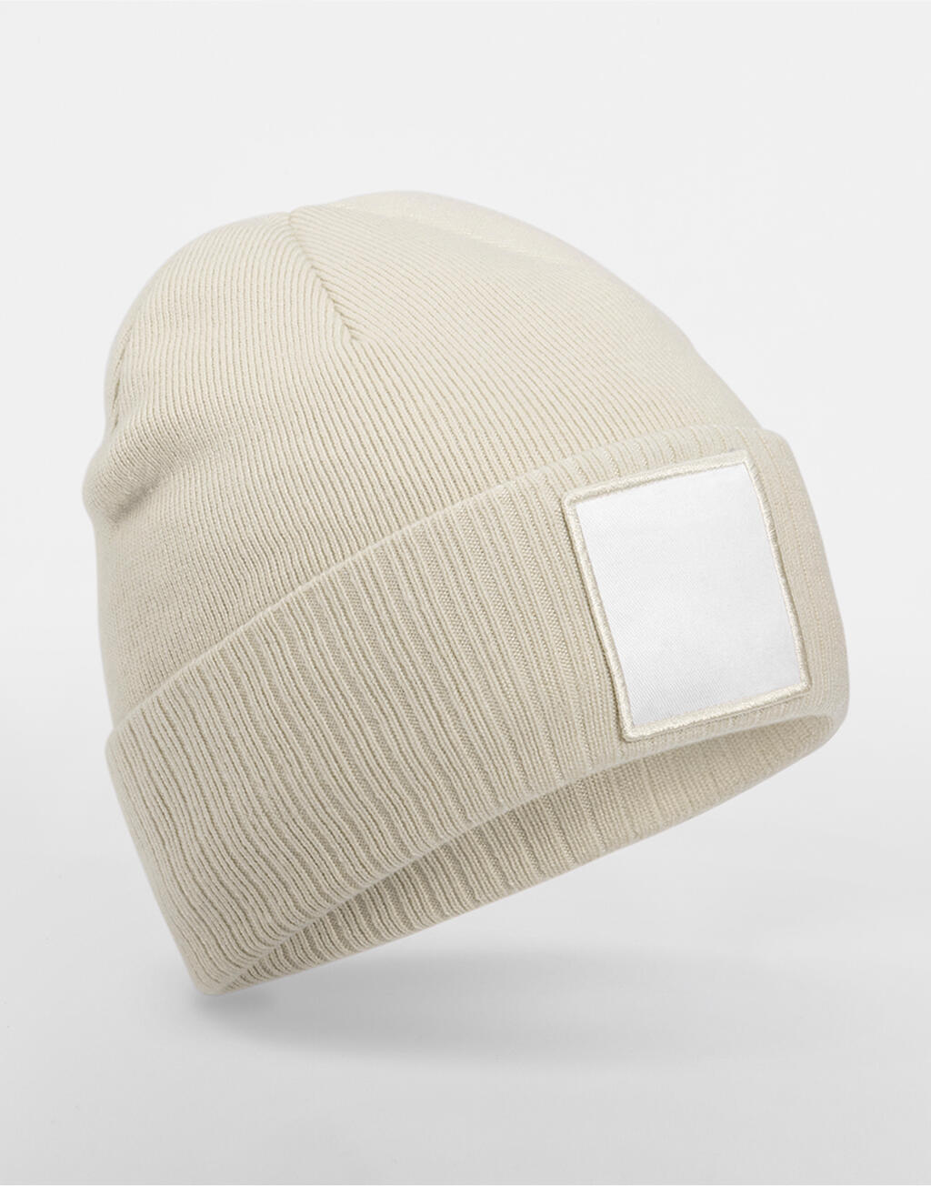 Gorro con Parche Oatmeal/White