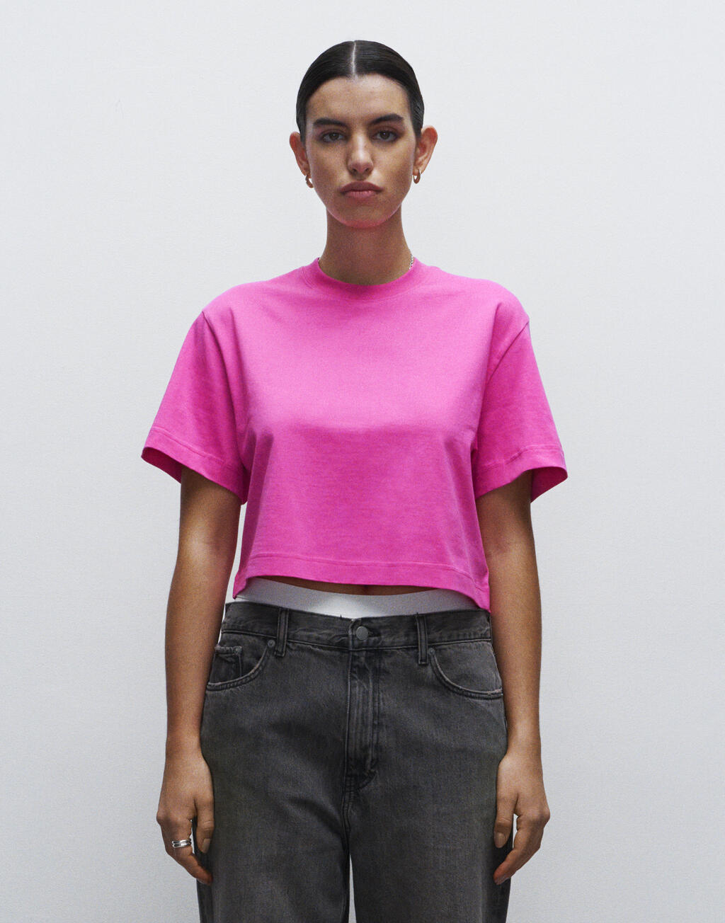  True Blanks Womens Crop Topotro
