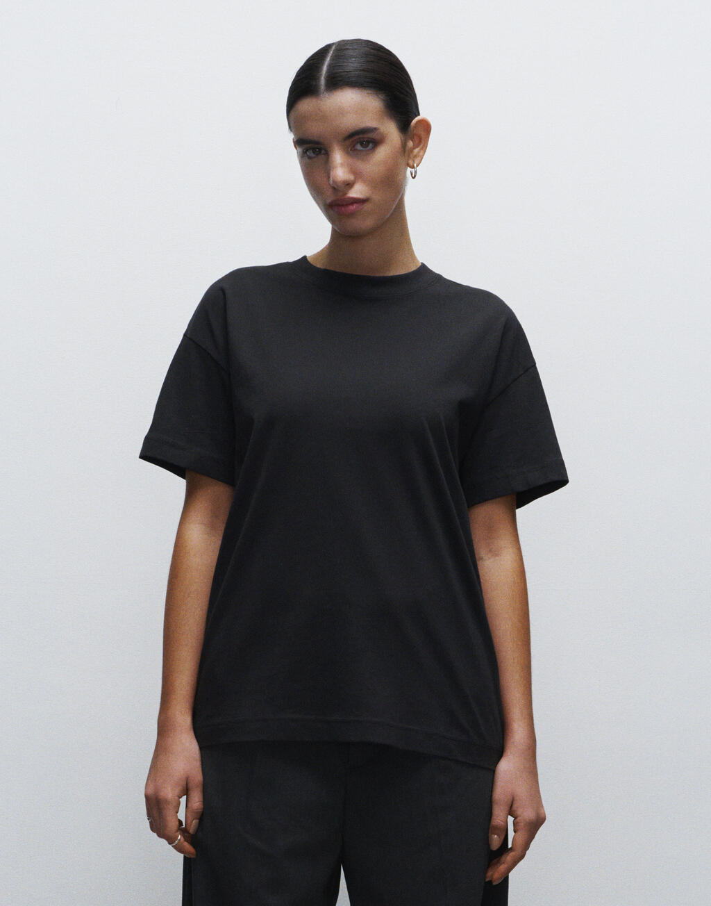  True Blanks Womens Oversized Tee otro