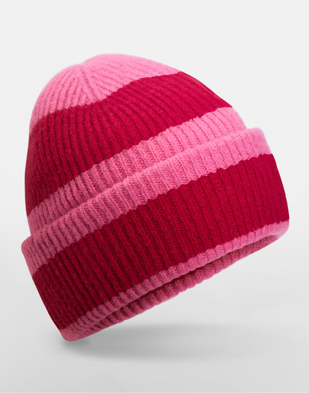 Gorro con Bloques de Color True Pink/Classic Red