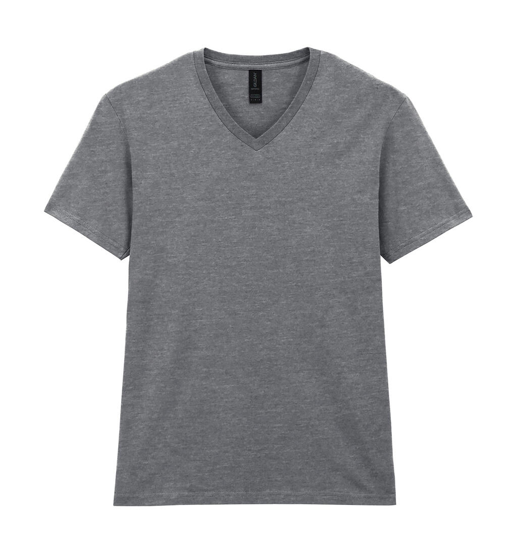 Camiseta Softstyle cuello V Hombre Sport Grey