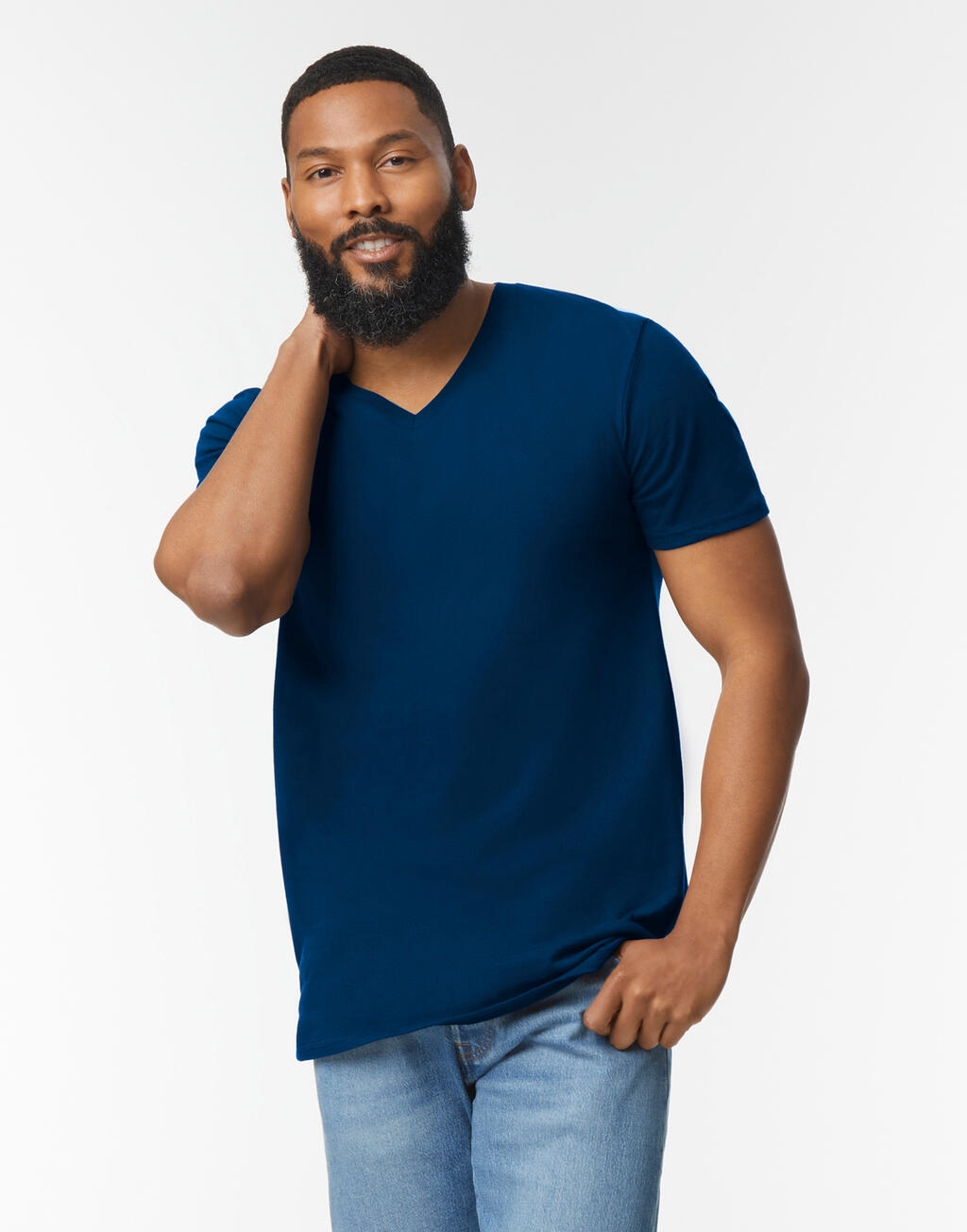  Gildan Camiseta Softstyle cuello V Hombreotro