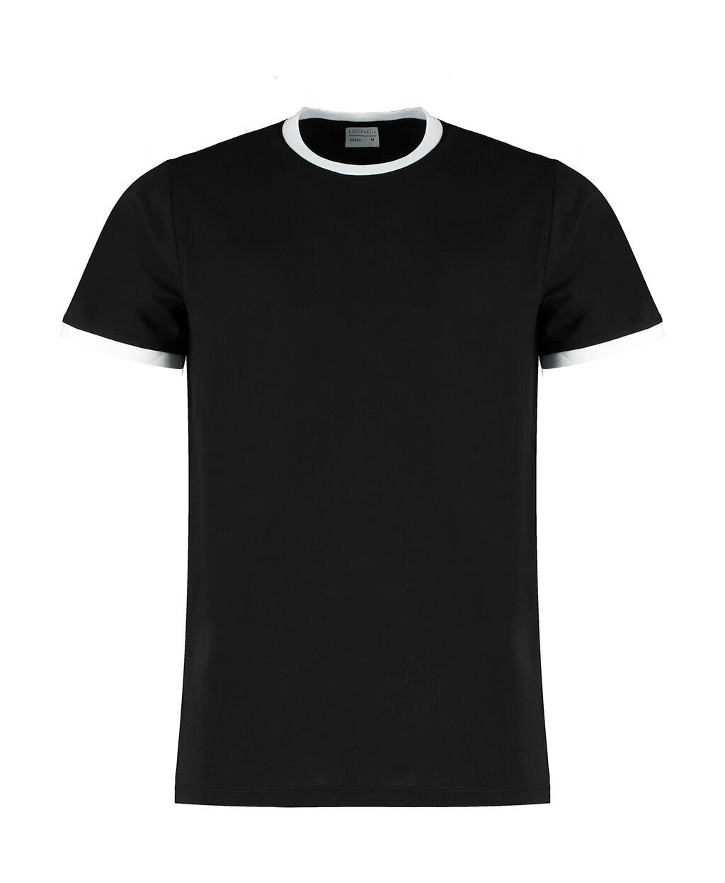 Camiseta Fashion Fit Ringer  Black/White