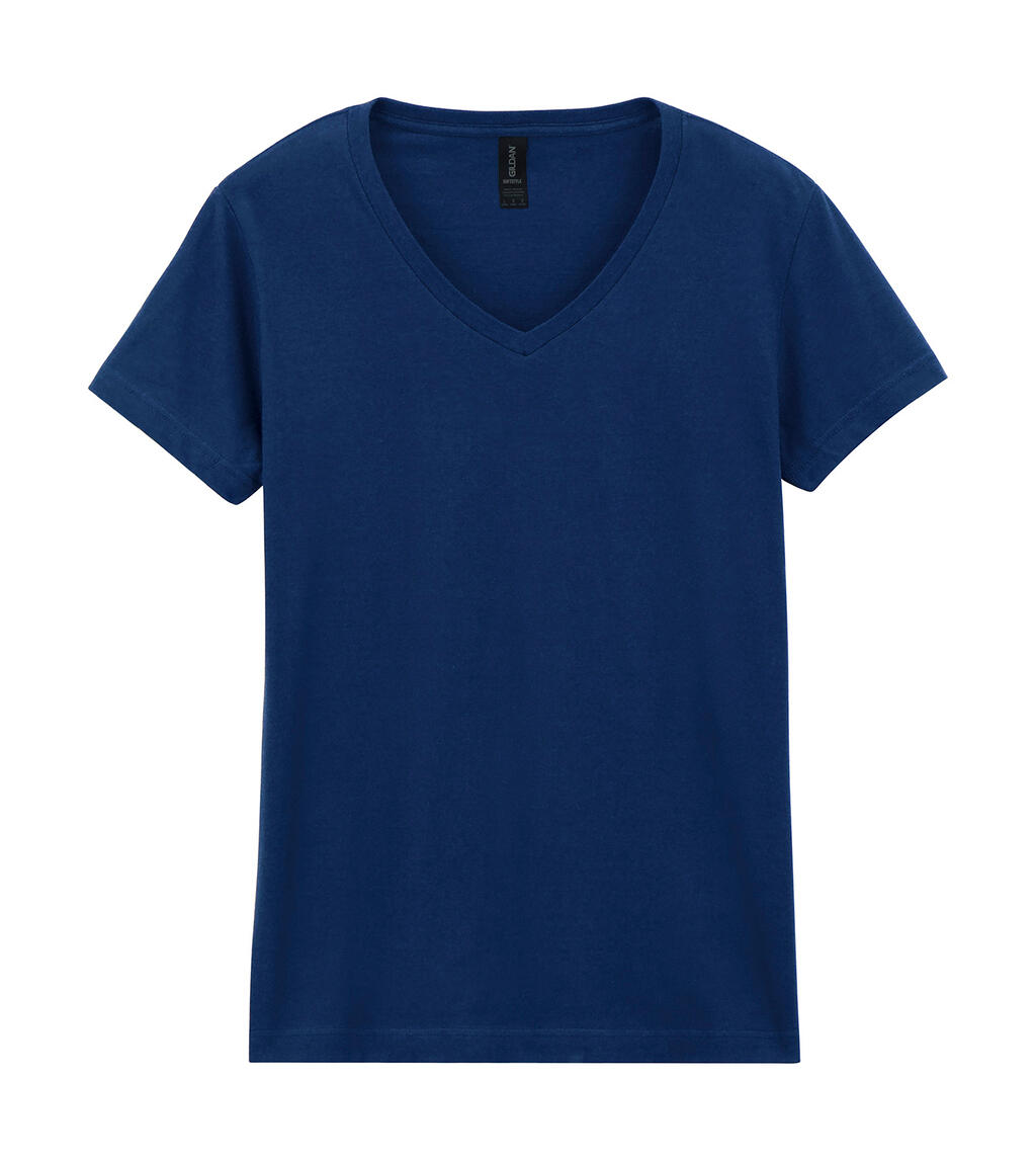 Camiseta Softstyle cuello V Mujer Navy