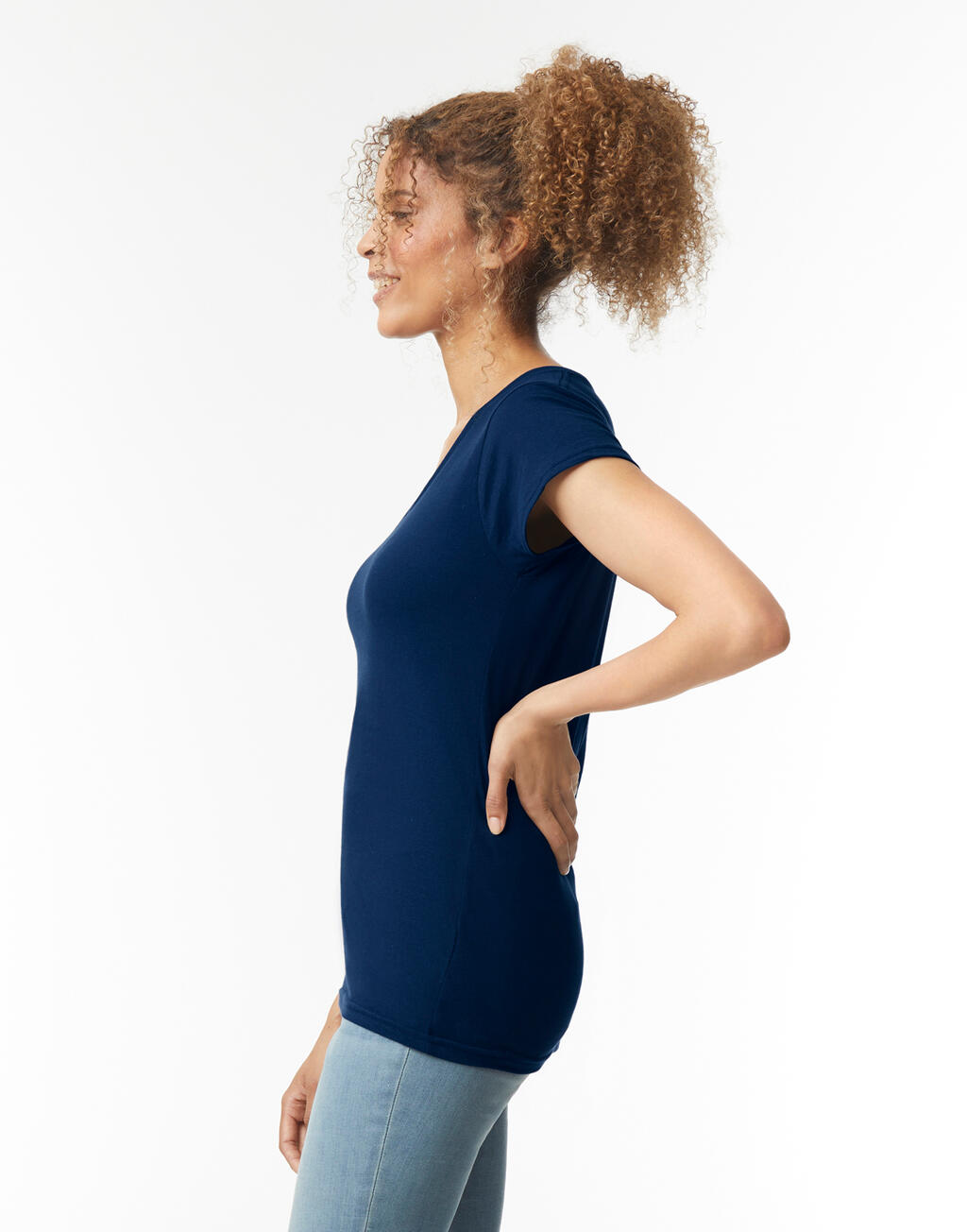  Gildan Camiseta Softstyle cuello V Mujerotro