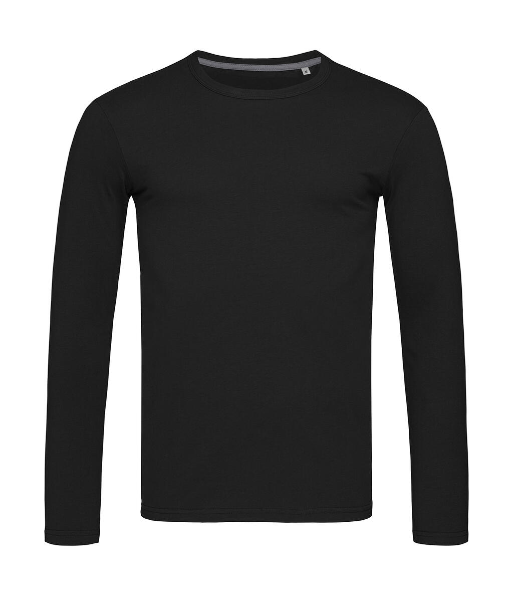 Stretch-T Long Sleeve for men Black Opal