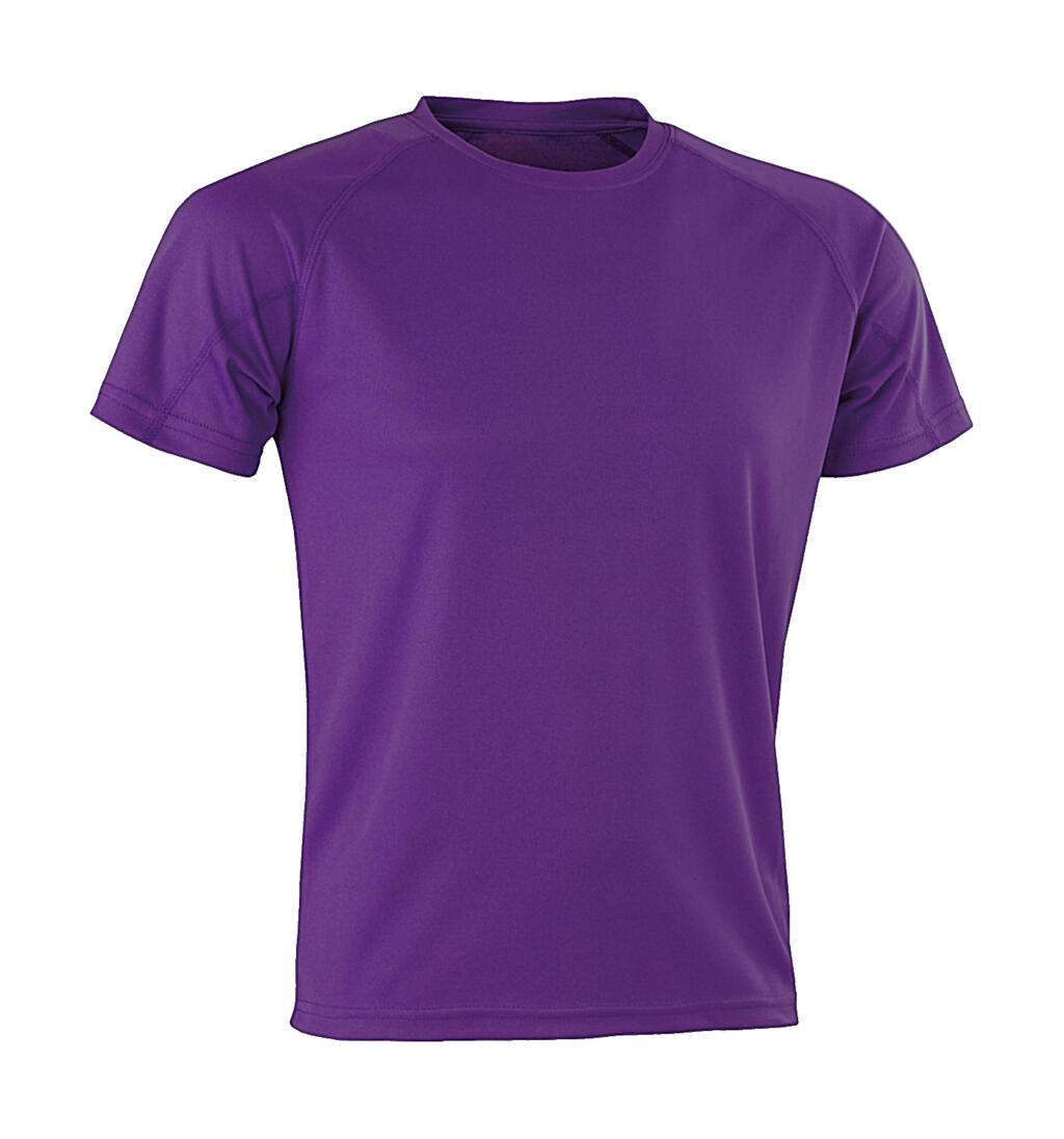 Camiseta unisex poliéster Aircool Purple
