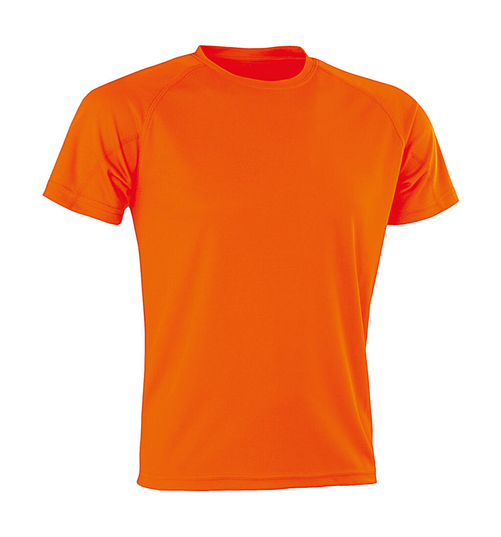 Camiseta unisex poliéster Aircool Fluorescent Orange