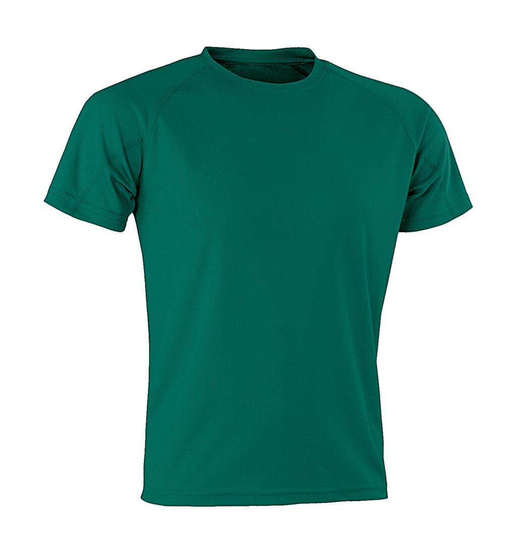Camiseta unisex poliéster Aircool Bottle Green