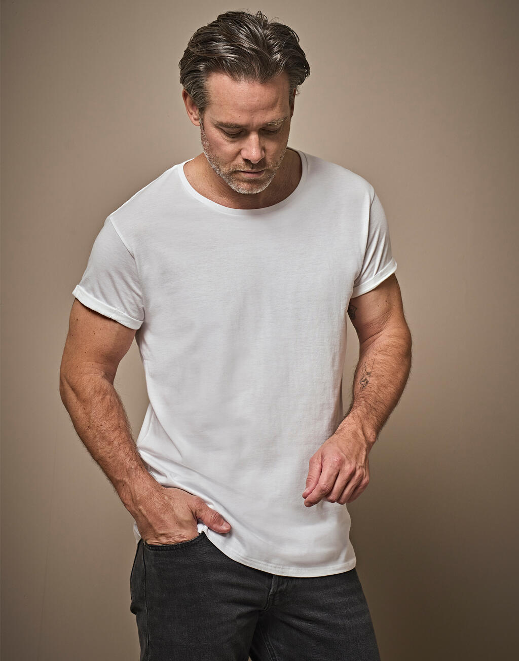  Tee Jays Camiseta Roll-Up hombre