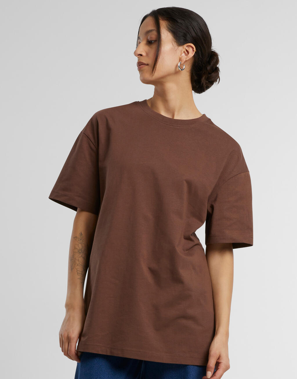  Build Your Brand Camiseta Oversize de Mujer Boyfriendotro